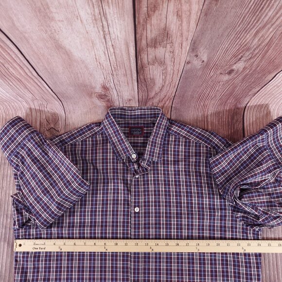 UNTUCKit Mens Size XL Millbrook Plaid Long Sleeve Button Up Performance Shirt - Picture 14 of 16